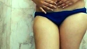 my hot desi girlfriend shows off her big natural boobs
