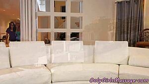 busty milf lesbian tribbing her dyke friend