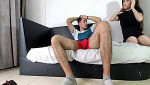 Latina teen charges stepbrother debt with sex