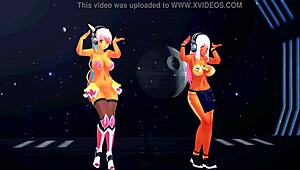 Half-Naked Girls Dancing And Singing In Yoiyoi Kokon