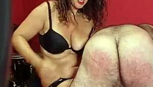 I humiliate my slave in femdom session.