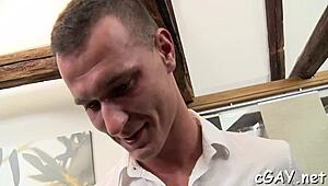 Intense Group Gay Cock Sucking And Fucking