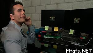 Brunette Teen Lily Drilled Hard in Wet Pussy