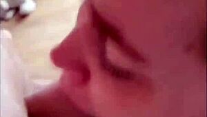 Redlexxxa дава лепкави дълбоки минети компилация с лепкави сперми