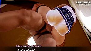 Step Mom Catches Step Son Fucking Step Sister In Waifu Academy Part 29