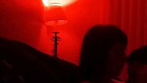 Amateur BBW wife deepthroats and rides cock passionately on sofa