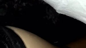Married Latina woman cheats on her husband with a black man