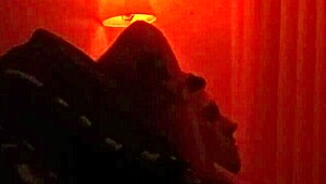 Amateur BBW wife deepthroats and rides cock passionately on sofa