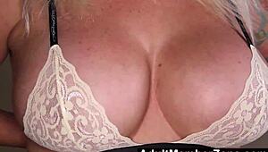 Luscious angel vain loves hardcore blowjob with facial 😍