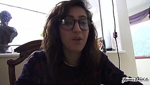 Nerdy girls Sara Luvv and April O'Neil turn into sluts