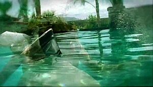 Hot Blonde Milf Bangs Hard by the Pool