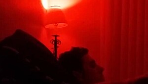 Amateur BBW wife deepthroats and rides cock passionately on sofa