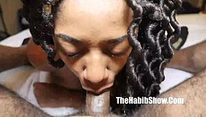 Ula Slobbers On Dick