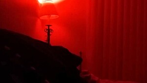 Amateur BBW wife deepthroats and rides cock passionately on sofa