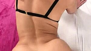 Tiffany Watson takes Mark White's cock deep in pussy, riding hard in positions