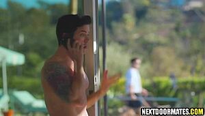 Man, I’m totally hooked on seducin’ this hot pool guy Dakota Payne!
