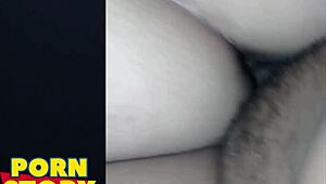 Lucky guy gets aroused watching his chubby Latina wife.