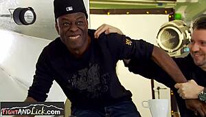 Oral Loving Lesbians Wrestling Hard Before Hot 69 Action