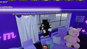 roblox master trains new slutty slave with stockings and creampie