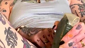 Multiple Orgasms In Vegetable Anal Madness