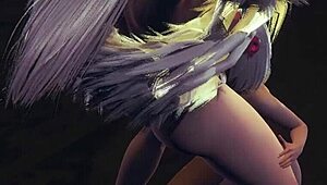 i love ningguang futanari fucking noel hard in genshin