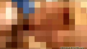 Wife Humiliates Cuckold with Real Men Fucking