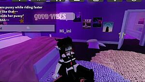 roblox master trains new slutty slave with stockings and creampie