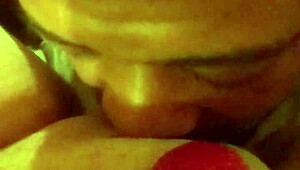 Enjoying intense pussy licking
