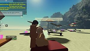 i'm sucking a huge cock on the beach in roblox condo
