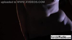 Kendall Has Way Too Much Fun Wetting Her Pussy 😈