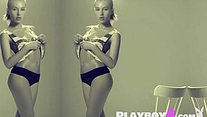 Petite milf Michaela Isizzu rips clothes for hot striptease, revealing big ass