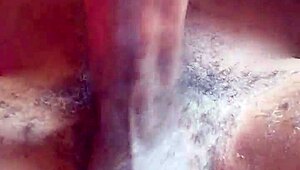 Anonrio's big black cock gets a handjob in part 2