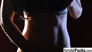 Kendall Has Way Too Much Fun Wetting Her Pussy 😈