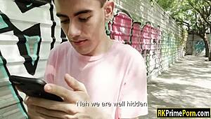 three hot girls sharing that pervert dude!