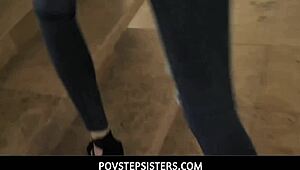 Pervy Stepbro Fucks Hot Stepsister With Big Tits