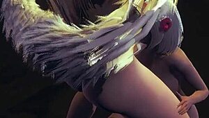 i love ningguang futanari fucking noel hard in genshin