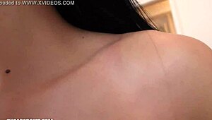 can you believe this hot busty latina wife getting a creampie?