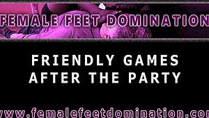 Interracial Lesbian Foot Worship with Sensual Toe Play