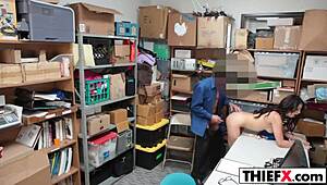 taylor may swipes again in office garage