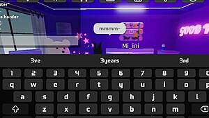 A dominant Roblox player educates a naughty maid in submission