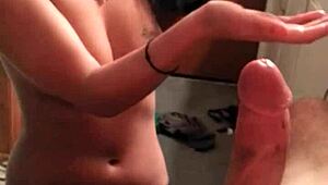 Teen Performs Intense Blowjob Scene