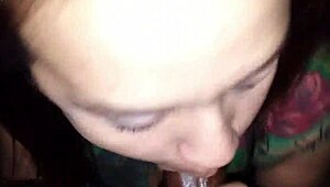 Jessie Heart Gives Head on Roadside POV Public