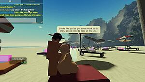 i'm sucking a huge cock on the beach in roblox condo