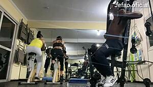 Are these two perverse students ready for the trainer to shove his big black cock inside?