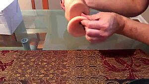 Big dildo toy for g-spot pleasure