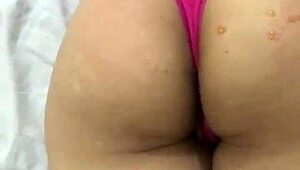 massaging my rich wife's oiled big ass, sloppy blowjob, riding to creampie