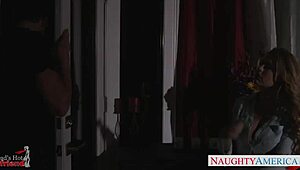 Hey Corinna Blake, keep banging in that white shirt, you blondie!