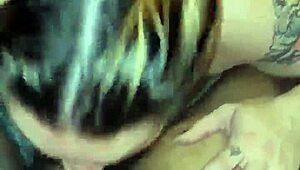 getting a deep blowjob from blonde in walter