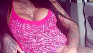 A gay prostitute gives a handjob and blowjob in a car