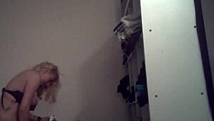 big russian blonde bends over for cowgirl and doggystyle riding